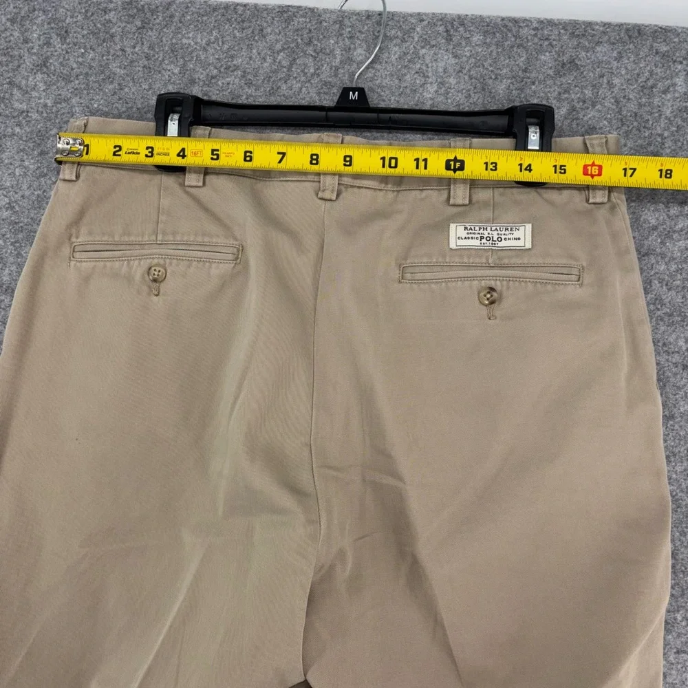 Vintage Ralph Lauren Prospect Pant Men 34x30 Khaki Classic Chino Straight Y2K